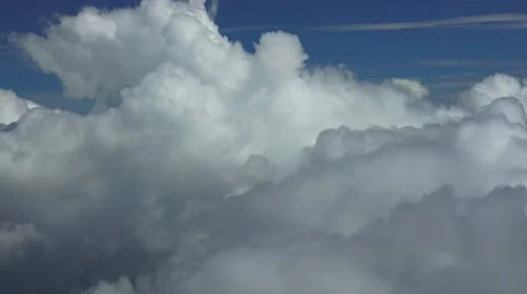 Aerial Puffy Clouds 스톡 동영상 41415608