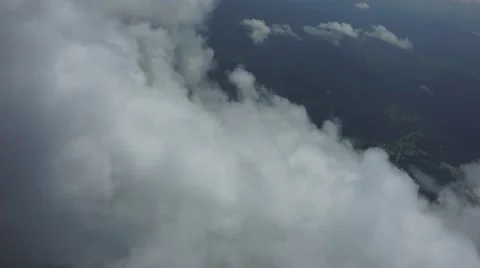 Aerial Puffy Clouds 스톡 동영상 41415683