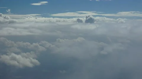 Aerial Puffy Clouds 스톡 동영상 41415813