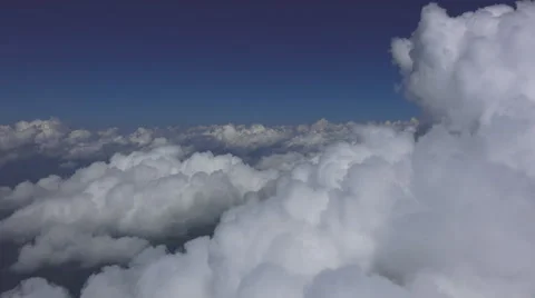 Aerial Puffy Clouds 스톡 동영상 41416210