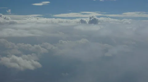 Aerial Puffy Clouds 스톡 동영상 41416244