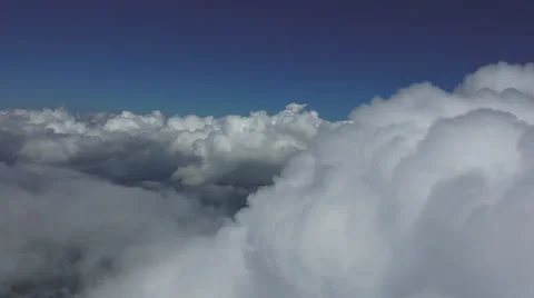 Aerial Puffy Clouds 스톡 동영상 41416276