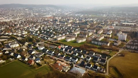 Aerial Push In British Barracks Stock Footage 103811176