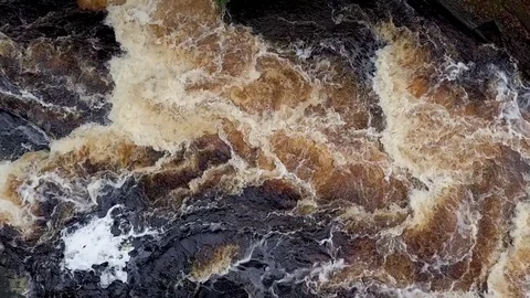 Aerial Rapids Video stock 76449008