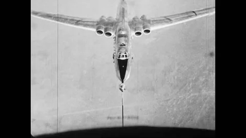 Aerial refueling. Soviet Air Forces Stock-Footage 166227120