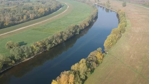 Aerial river 07 Stock Footage 86604401