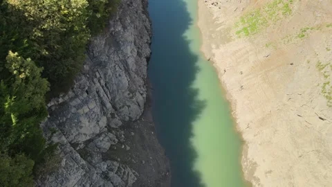 Aerial river canyon Stock-Footage 240786891