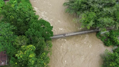 Aerial River Flow Stock Footage 259941911