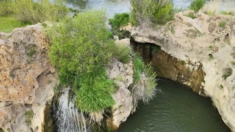 Aerial river landscape Stock Footage 242313718