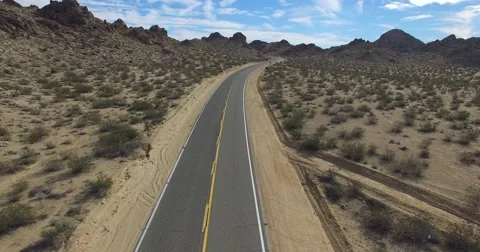 Aerial Road Stock Footage 58014813