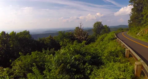 Aerial Off Road Mountainside Stock-Footage 45327861