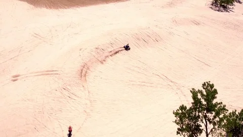 Aerial Off-Road Racing Video stock 77104154