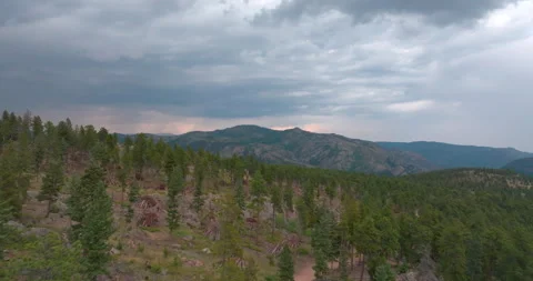 Aerial Rock Mountains Stock-Footage 282391458