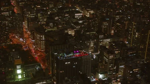 Aerial of rooftop party Vidéo 62346877