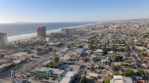 Aerial Rosarito Overview Stock Footage 228824981