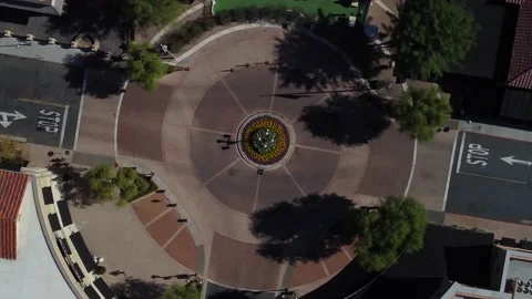 Aerial round about top down with spin and zoom Stock Footage 164885957