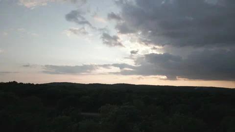 Aerial Rural Magic FlyOverCanopy02 Stock Footage 236253532