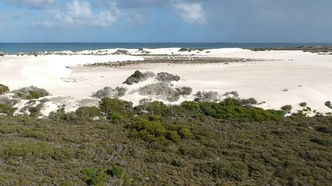 Aerial of a sand dune Stock Footage 102127705