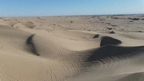 Aerial of Sand Dunes Stock Footage 260966213