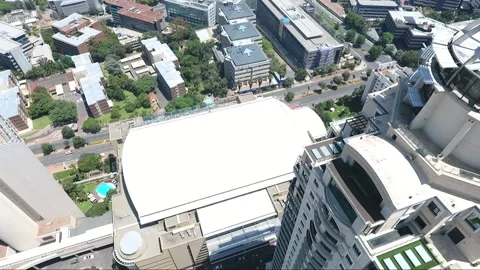 Aerial of Sandton CBD Stock Footage 311922562