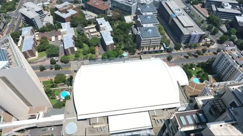 Aerial of Sandton CBD Stock Footage 311922569