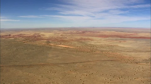 Aerial of sandy landscape, Stock Footage 109145026