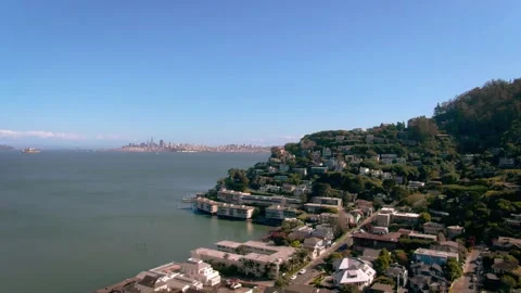 Aerial of Sausalito Stock Footage 168770807