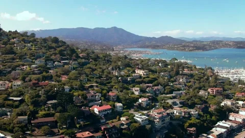 Aerial of Sausalito Stock Footage 168770812