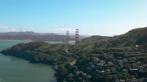 Aerial of Sausalito Stock Footage 168770850