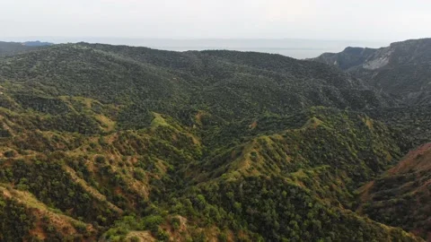 Aerial scenic view dramatic landscape of unique geological formations in VAsh Stock Footage 157604635