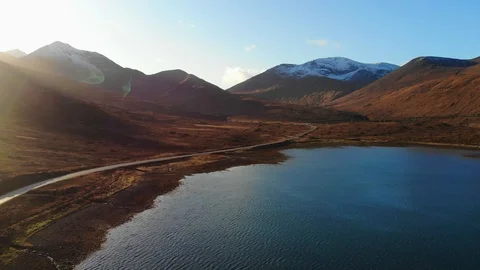 Aerial Scotland November 2019 Stock Footage