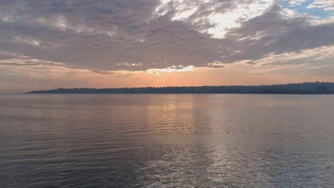 Aerial on the sea Stock Footage 150295990