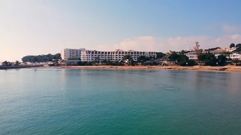 Aerial sea view Stock Footage 127183873