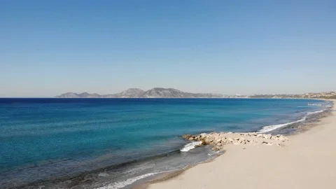 Aerial seaside view Stock Footage 155613513