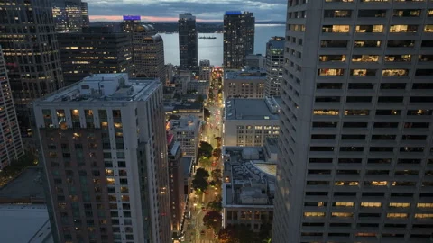 Aerial Seattle 動画素材 289578333