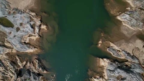 Aerial Serenity, Annamite Range River Erosion Stock Footage 265951306