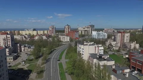 Aerial Sestroretsk Stock Footage 81224820