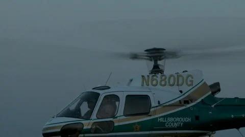 Aerial Sheriff Astar Push Video stock 784857