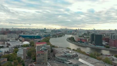 Aerial shoot of the river 스톡 동영상 166817854