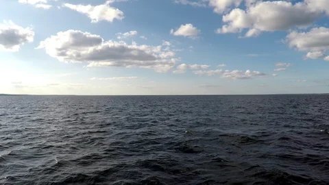 Aerial shooting over the water surface Video stock 99078708