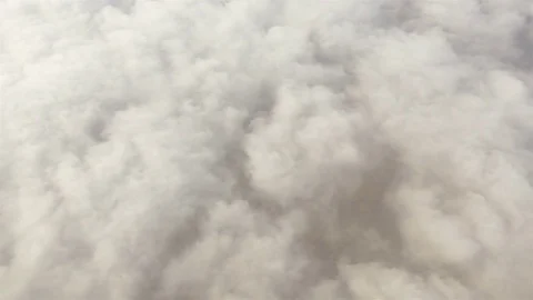 Aerial shot above the clouds in 4K Video stock 77455461