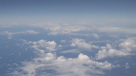 Aerial shot above the clouds in 4K Stock Footage 123662634