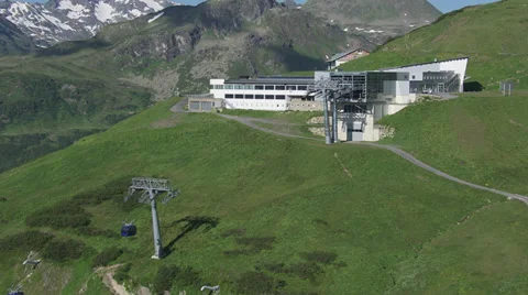 Aerial Shot Alps 007 Stock Footage 33145379