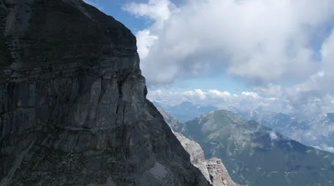 Aerial Shot Alps 016 Stock Footage 33145084