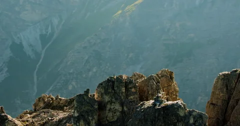 Aerial Shot in the Alps 09 Stock Footage 142987393