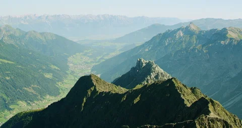 Aerial Shot in the Alps 53 Stock Footage 142967232