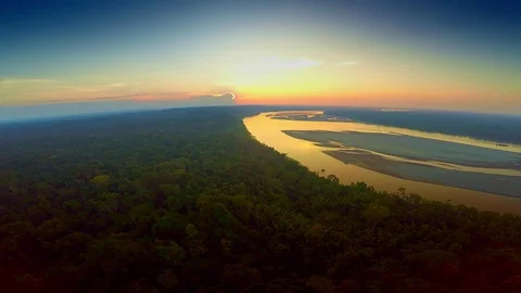 Amazon River Aerial Stock Video Footage | Royalty Free Amazon River ...