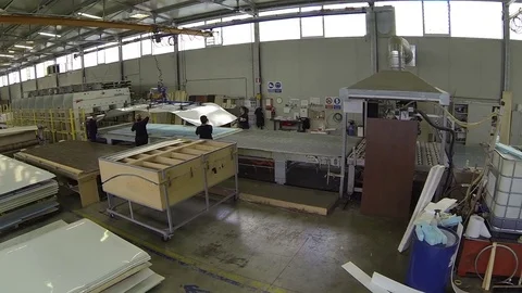 Aerial shot of an application of the layer of insulation Stock Footage 71196991