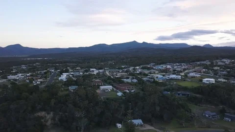 Aerial Shot of Bay of Fires Conservation Area, Tasmania Stock Footage 92301034