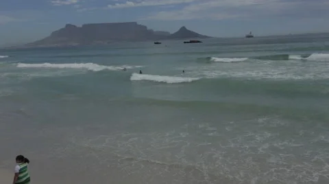 Aerial shot of the beach Stock Footage 40636939